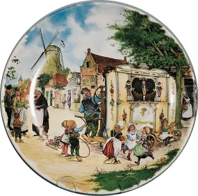 Collector Plates Dutch Organ Grinder Color