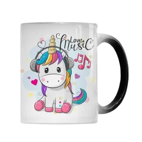 Color Changing Music Lovin' Unicorn Mug