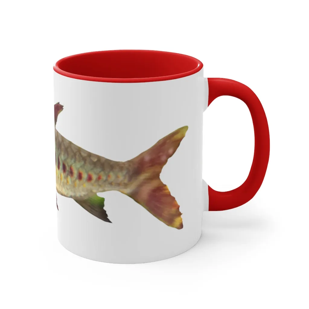 Colorful Fish Accent Coffee Mug, 11oz