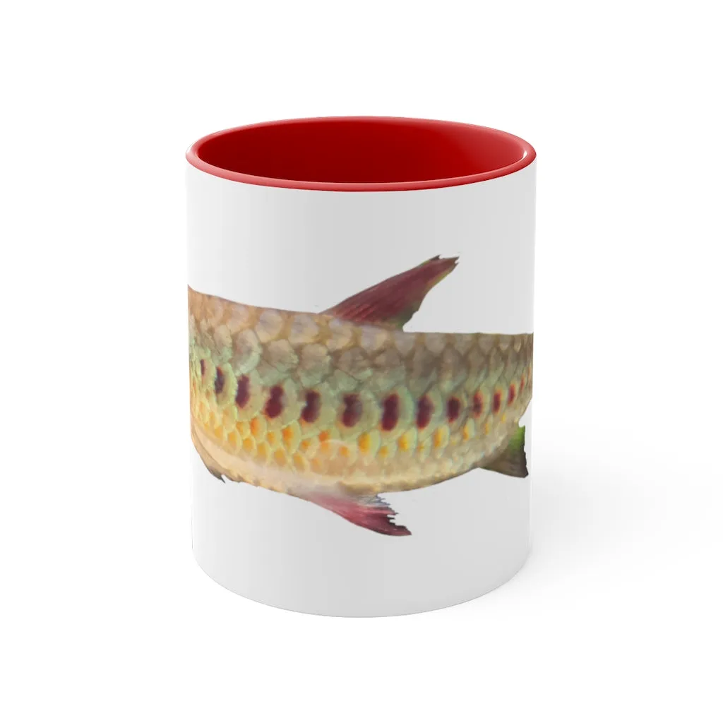 Colorful Fish Accent Coffee Mug, 11oz