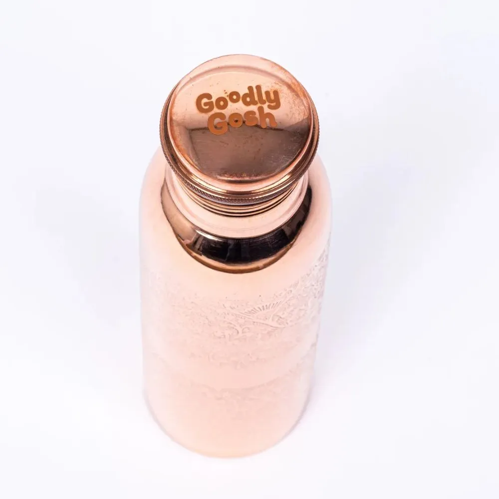 Copper Water Bottle 950ml - Mesmerise