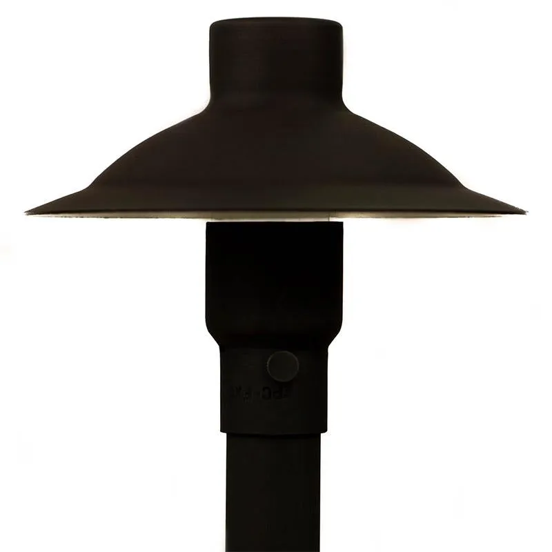 CopperMoon CM.700-20 12V Copper 6" Path Light Top, 20" Copper Stem With Stake