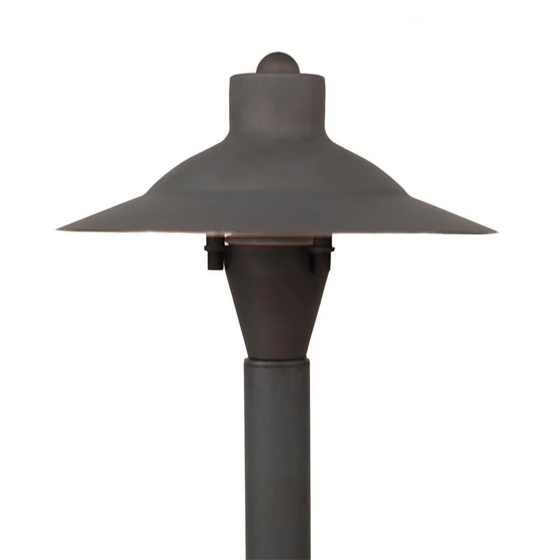 CopperMoon CM.715-20CG 12V Copper 7.5" Path Light Top, With 18" Stem & Stake