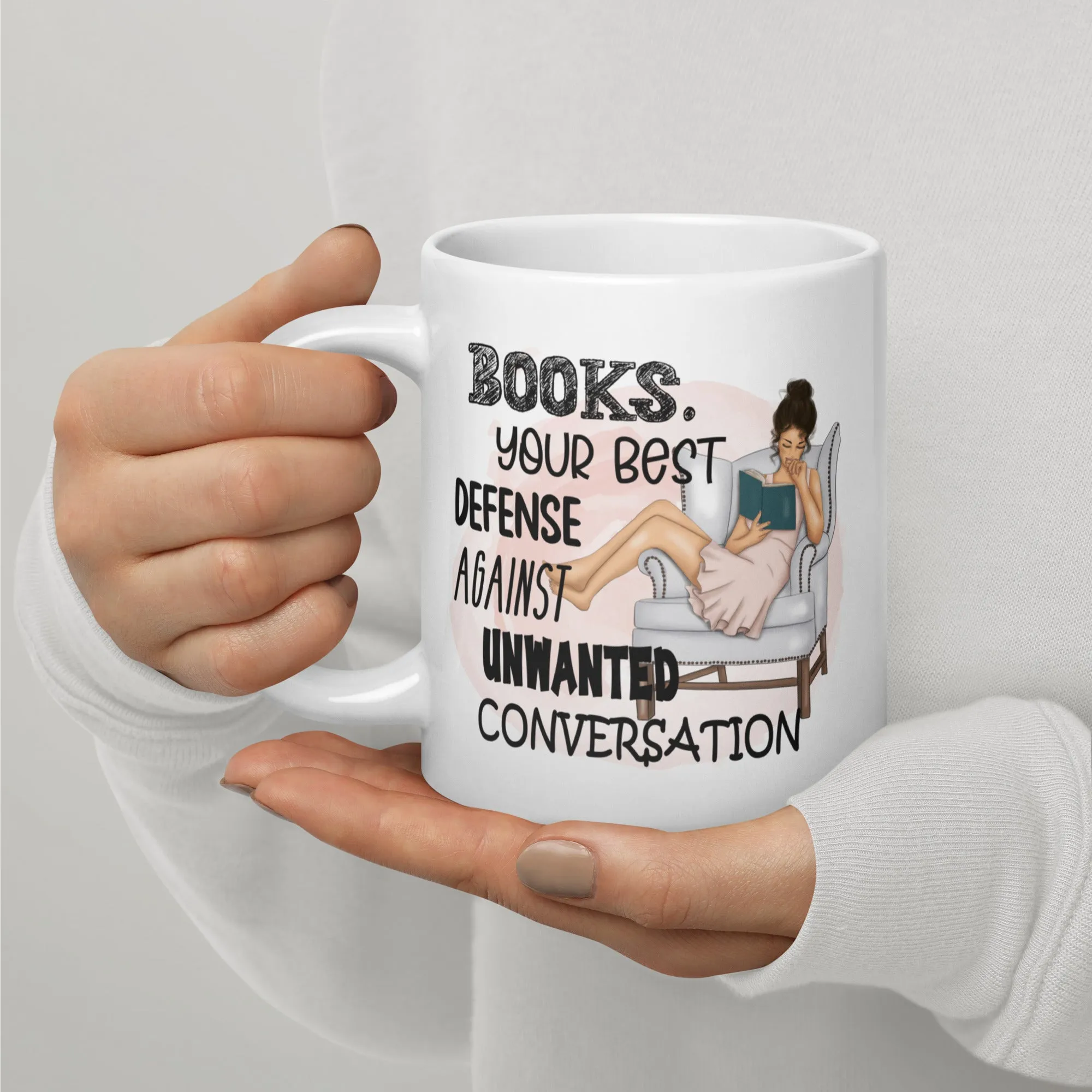 Cute Book Lovers Book Mug