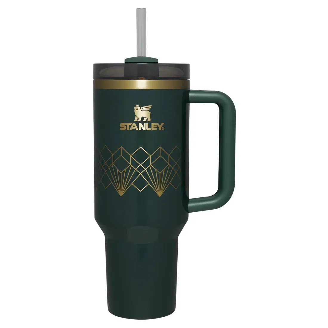 DECO STANLEY QUENCHER H2.0 TUMBLER 40OZ FOREST GLOSS