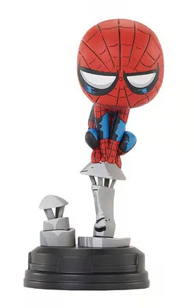 DIAMOND SELECT TOYS - MARVEL ANIMATED - SPIDER-MAN SUR CHEMINÉE STATUE 15CM