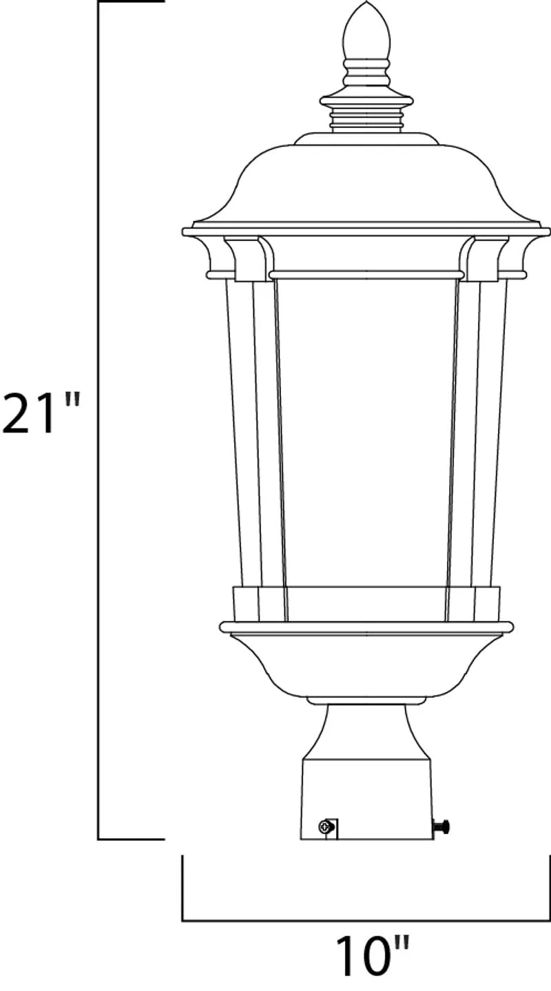 Dover DC Outdoor Pole/Post Mount