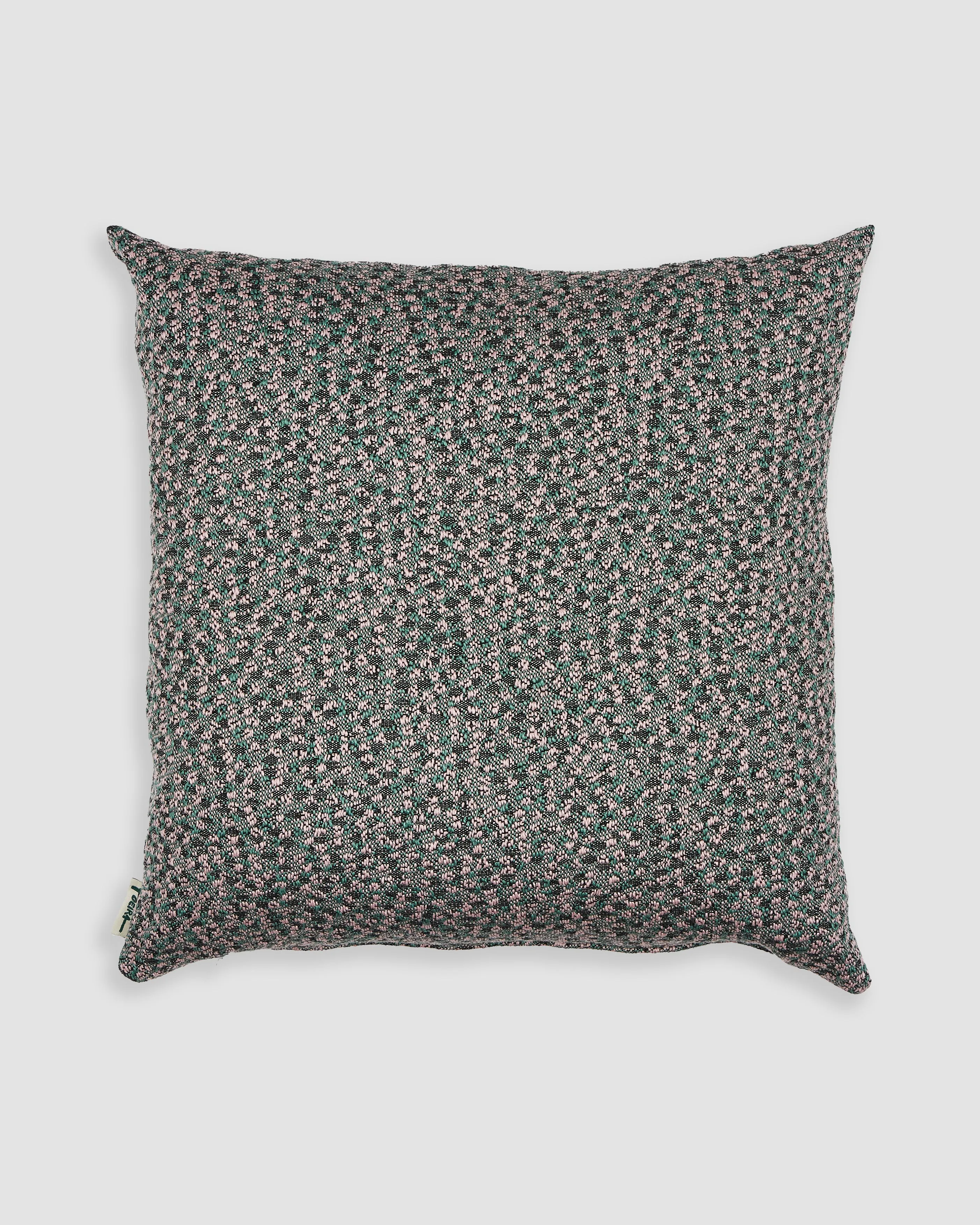 DUST PILLOW COVER IN GREEN & PINK