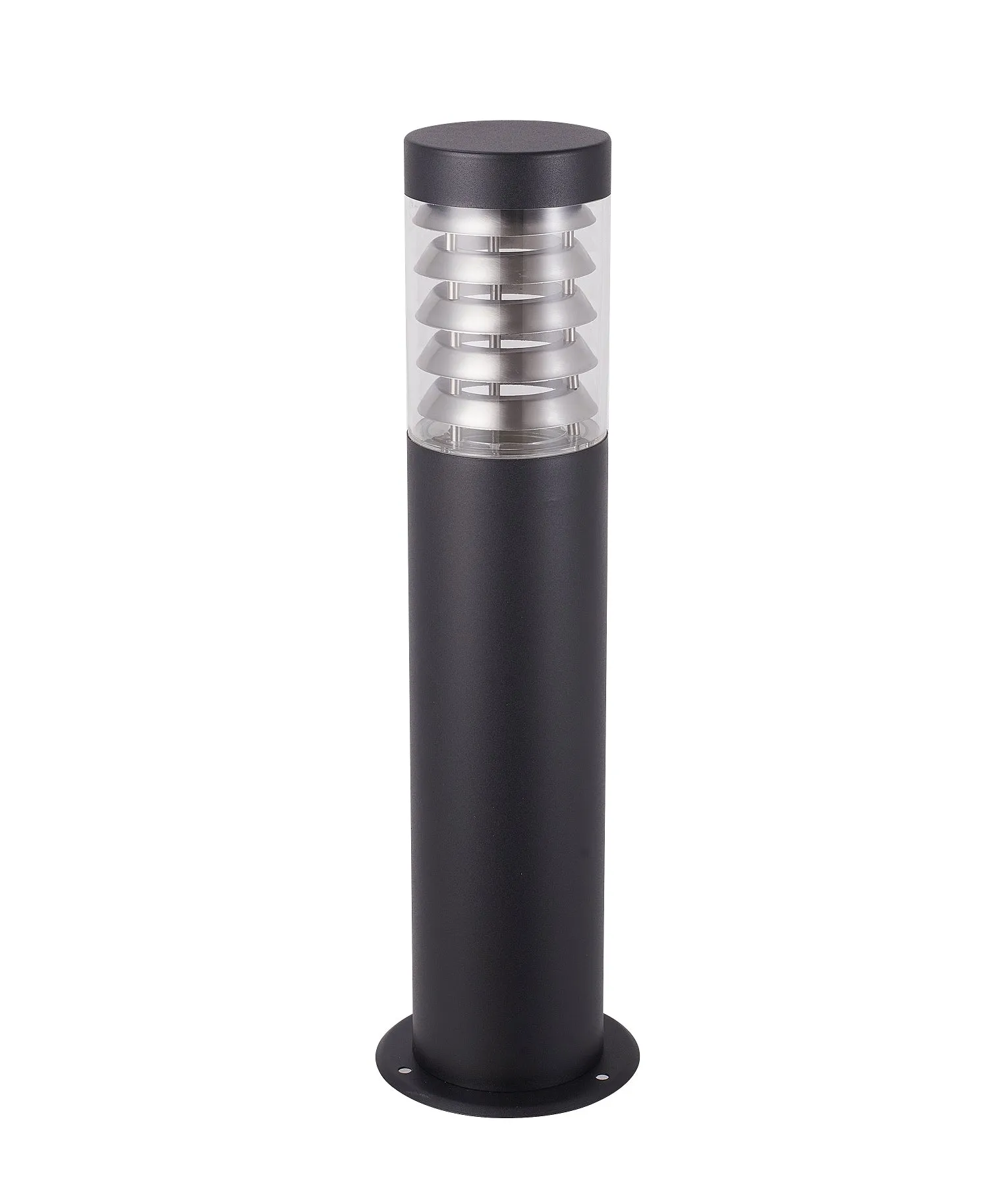 ELANORA: E27 Surface Mounted Black Bollard Lights IP44