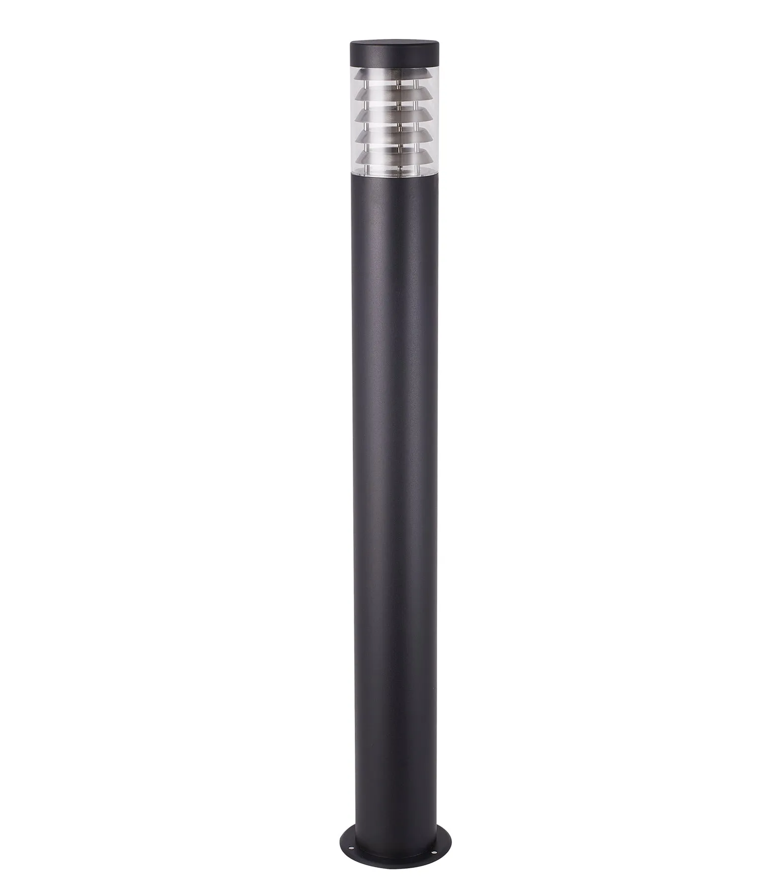 ELANORA: E27 Surface Mounted Black Bollard Lights IP44