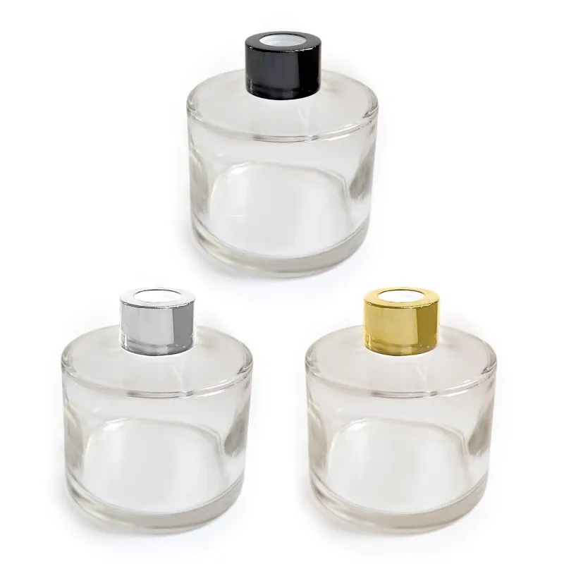 Elara - Clear Glass Diffuser Bottle w/ Metal Cap