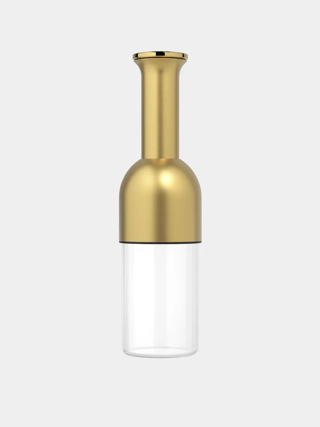 eto wine decanter in Brass: satin finish