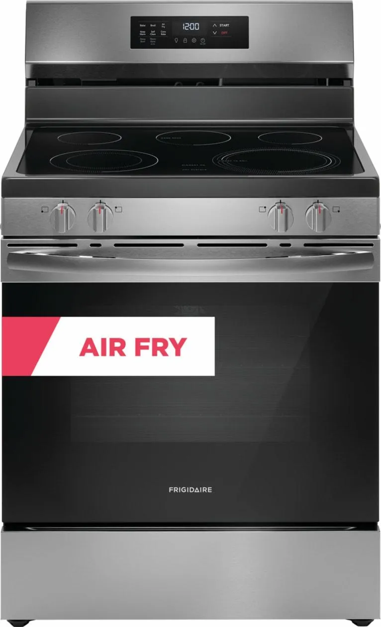 FCRE3083AS Frigidaire 30" Electric Range with Air Fry