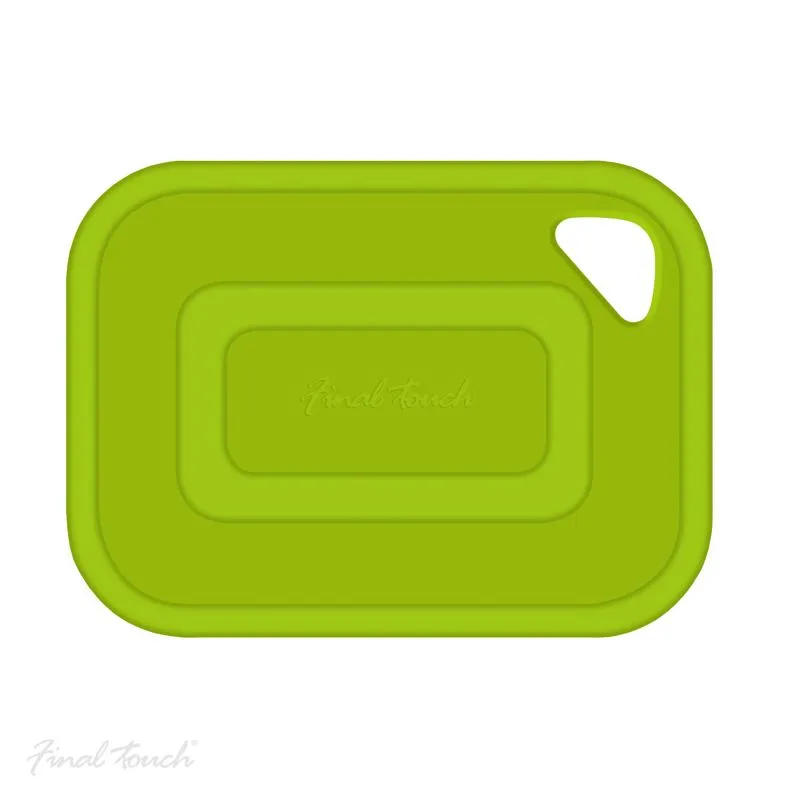 Final Touch 8 in. L X 6 in. W Plastic Cutting Board