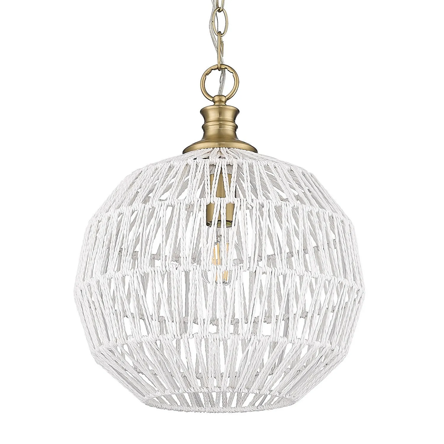 Florence Medium Pendant in Brushed Champagne Bronze