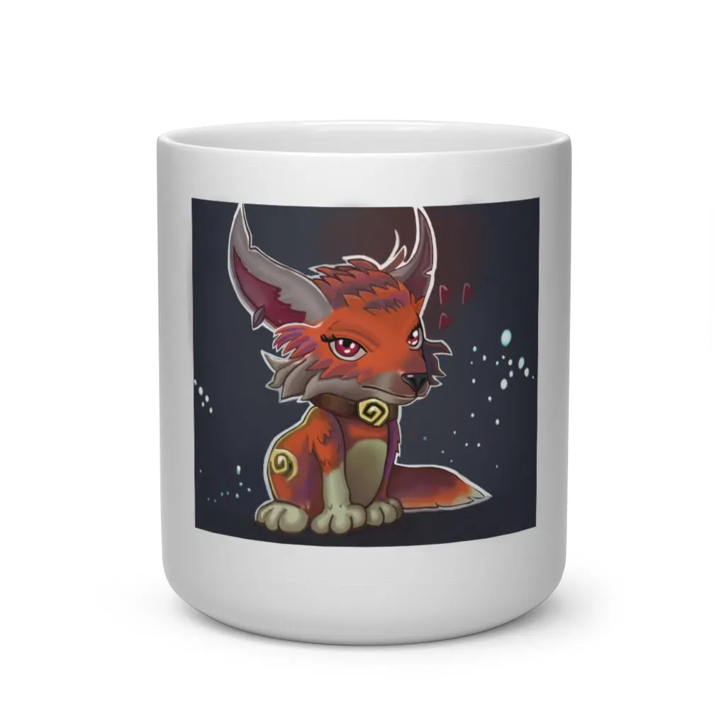 Foxxy Heart Shape Mug