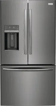 Frigidaire Gallery GRFS2853AD 27.8 Cu. Ft. Standard-Depth French Door Refrigerator in Black Stainless Steel