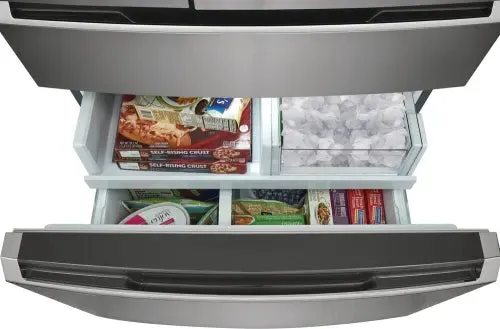 Frigidaire Gallery GRMN2872AF 27.2 Cu. Ft. Standard-Depth 4-Door French Door Refrigerator in Stainless Steel