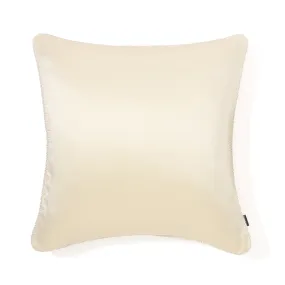 Front Silk Cushion Cover 450 x 450  Ivory