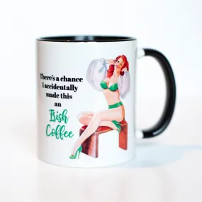 Funny Irish Coffee Vintage Pinup Mug