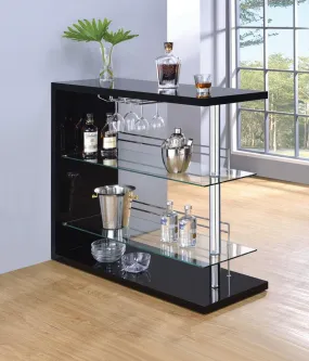 G100165 Contemporary Black Bar Unit