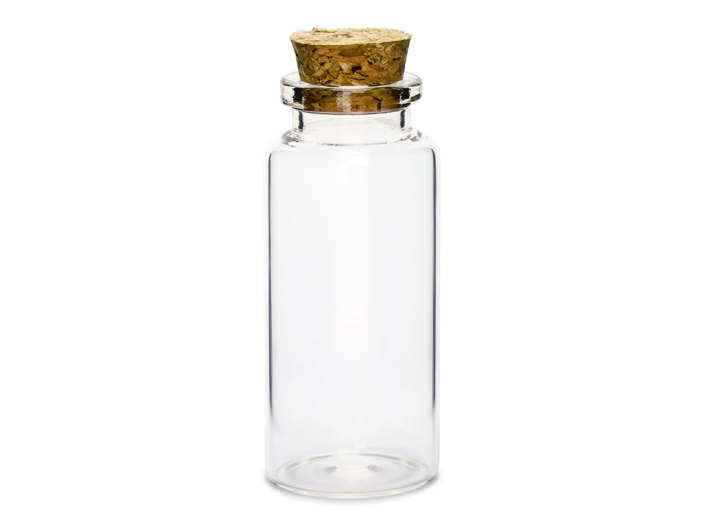 Glass Favor Bottles with Cork Plug Pack of 12