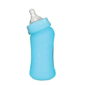 Green Sprouts Baby Bottle Made From Plants And Glass (8 oz) Aqua