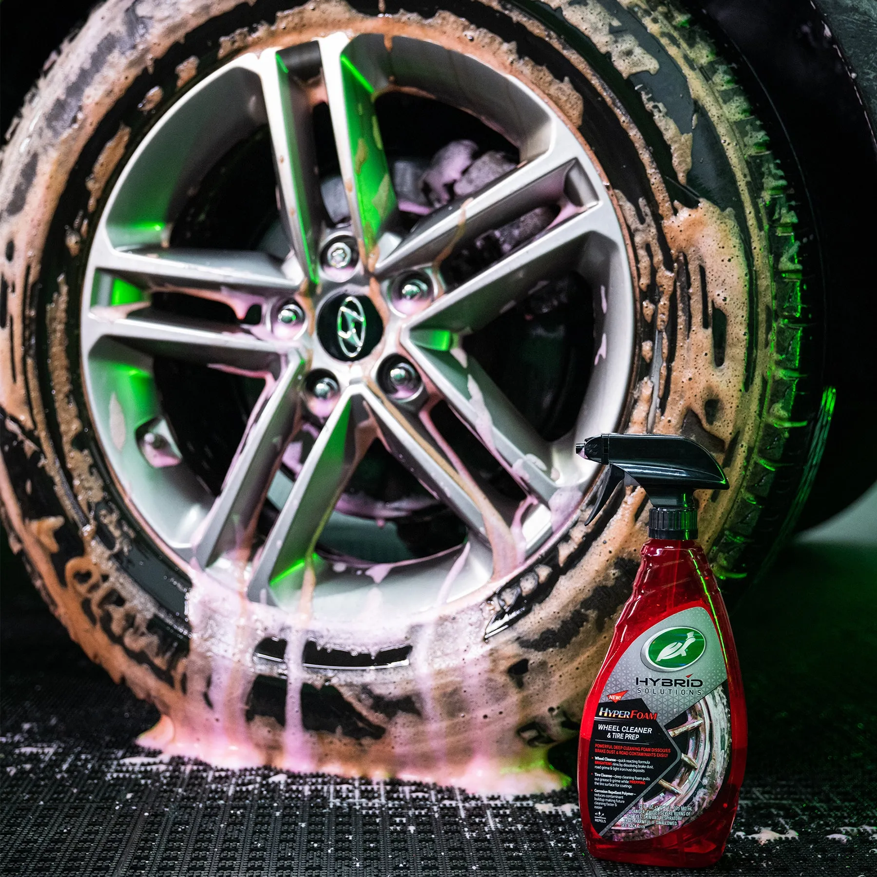 Hybrid Solutions Hyper Foam Wheel Cleaner & Tyre Prep 680ml