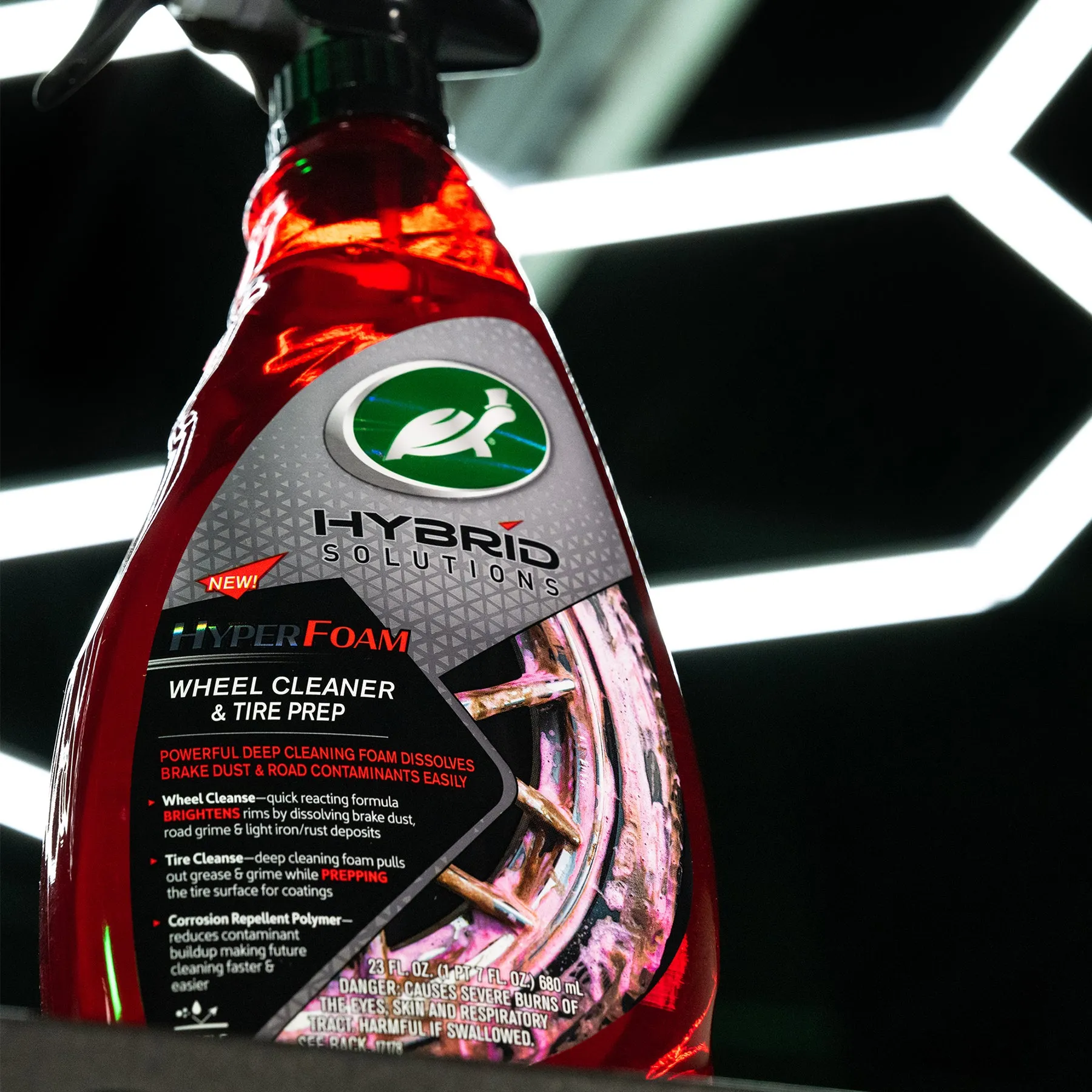 Hybrid Solutions Hyper Foam Wheel Cleaner & Tyre Prep 680ml