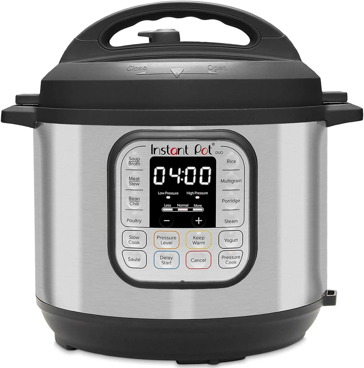 Instant Pot DUO 60 Duo 7-in-1 Smart Cooker, 5.7L - Pressure Cooker, Slow Cooker, Rice Cooker, Sauté Pan, Yoghurt Maker, Steamer and Food Warmer, Brushed Stainless Steel