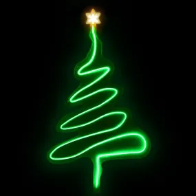 Jingle Jollys Christmas Lights Motif LED Light Outdoor Decorations 114cm Tree