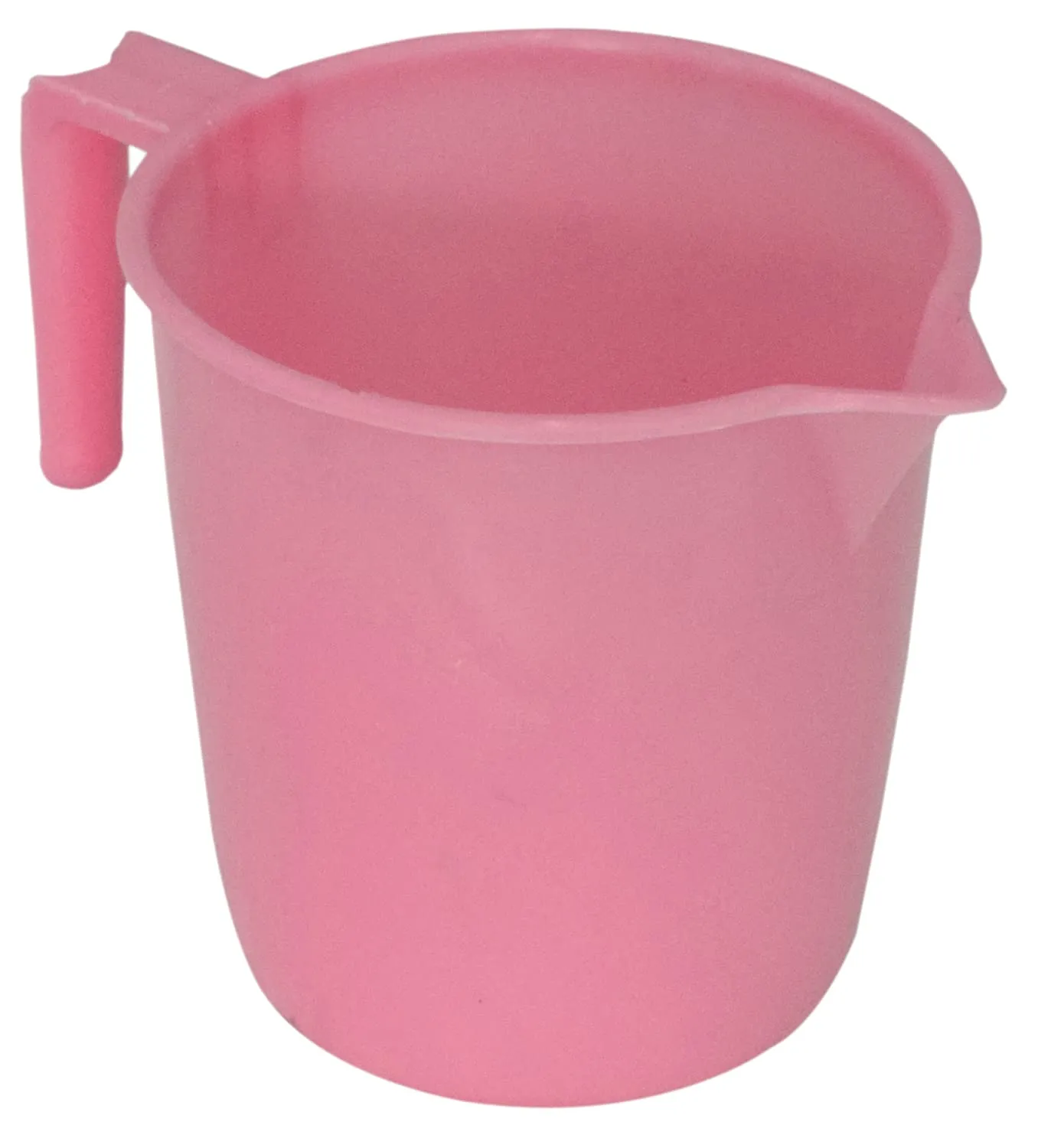 Kuber Industries 3 Pieces Plastic Mug, Dustbin & Stool Set (Pink)