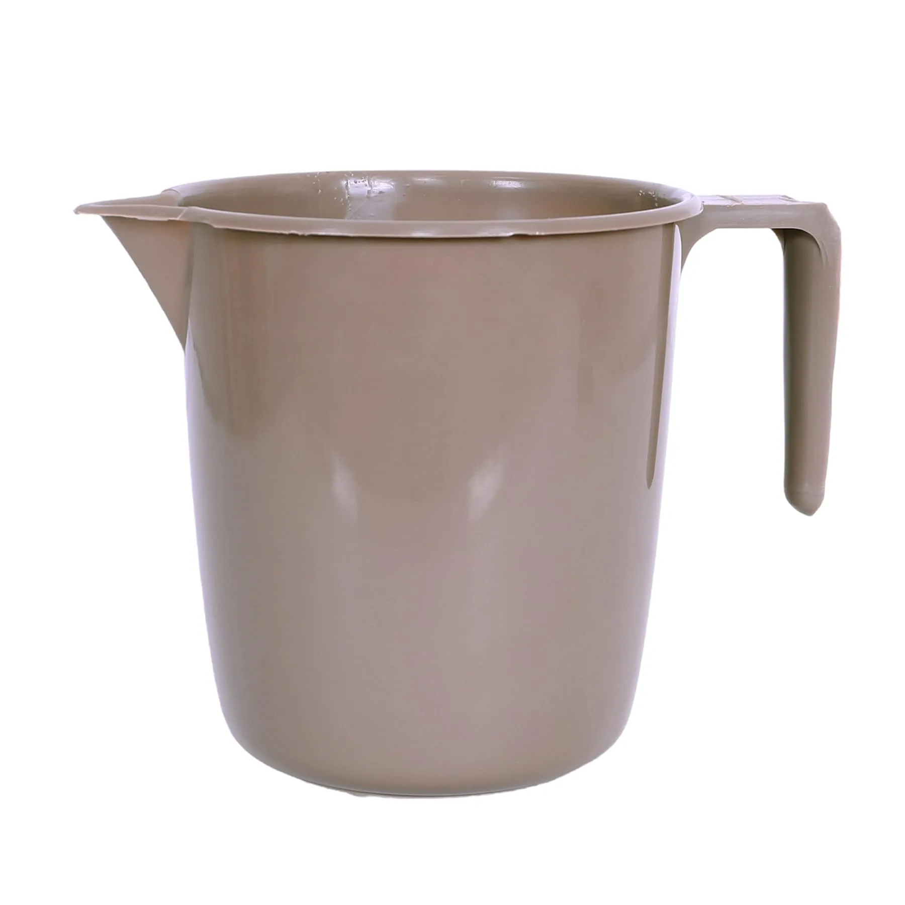 Kuber Industries Bathroom Mug | Plastic Bath Mug for Bathroom | Bath Mug | Mug for Bathroom | Mug for Toilet | Washroom Jug | 111 Bath Mug | 1 LTR | Pack of 3 | Brown