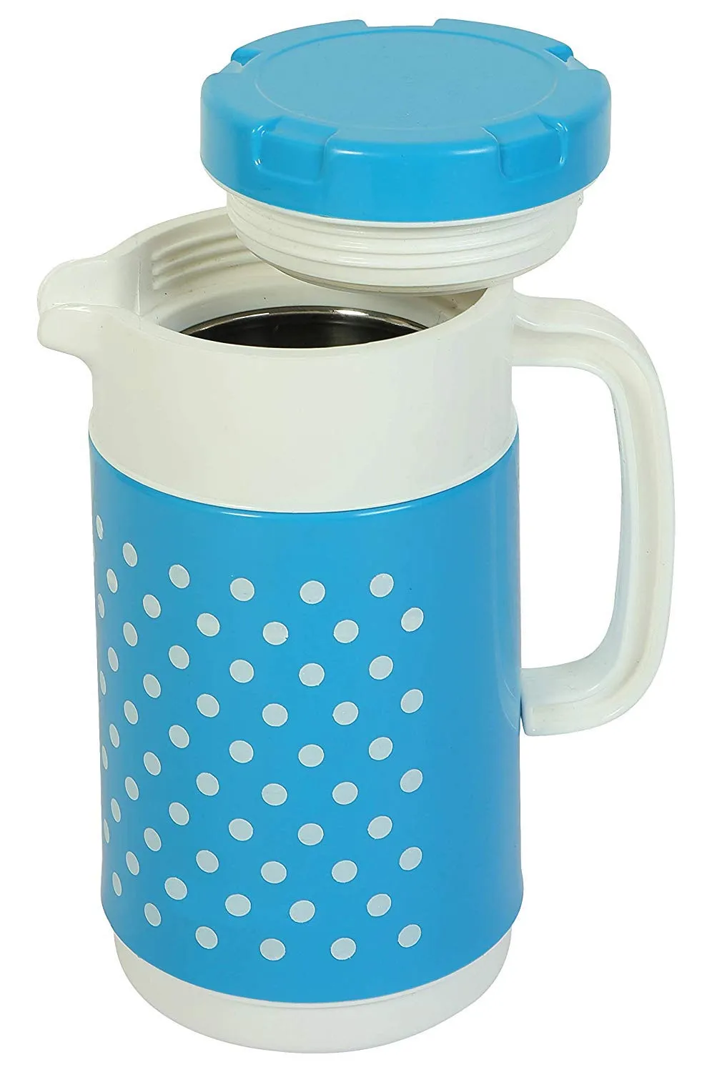 Kuber Industries Insulated Orchid Tuff Jug Flask 1500 ML (Blue) -CTLTC12365,Standard