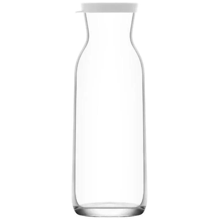 Lav Fonte Glass Pitcher with Lid, 40 Oz