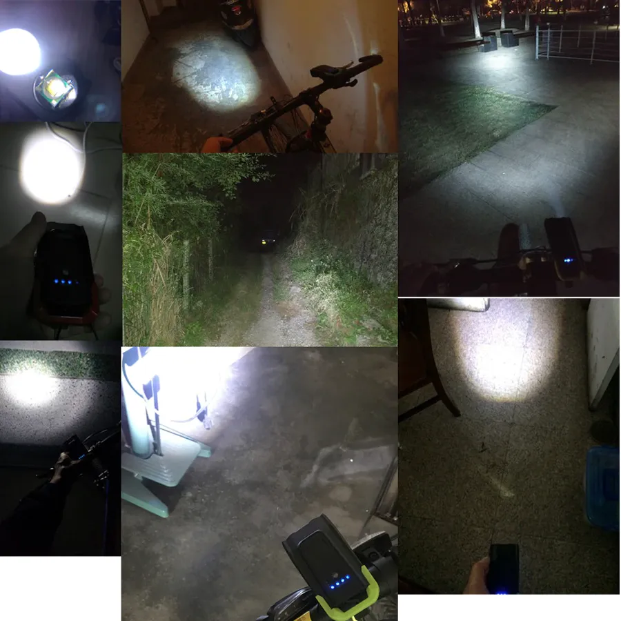 LED Bike Headlights 4000mAH