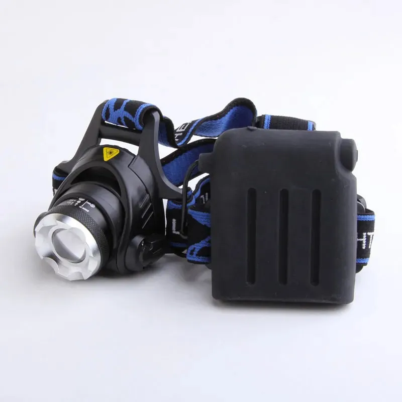 LED Headlamp Flashlight Running Camping Hiking Head Lamp Lightweight Waterproof AA Battery Zoomable Headlight