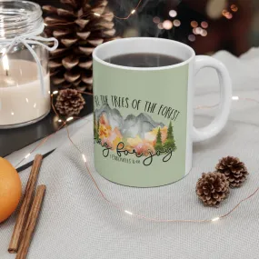 Let All The Trees Sing For Joy Mug - Christian Mug - Bible Verse Mugs - Scripture Mugs