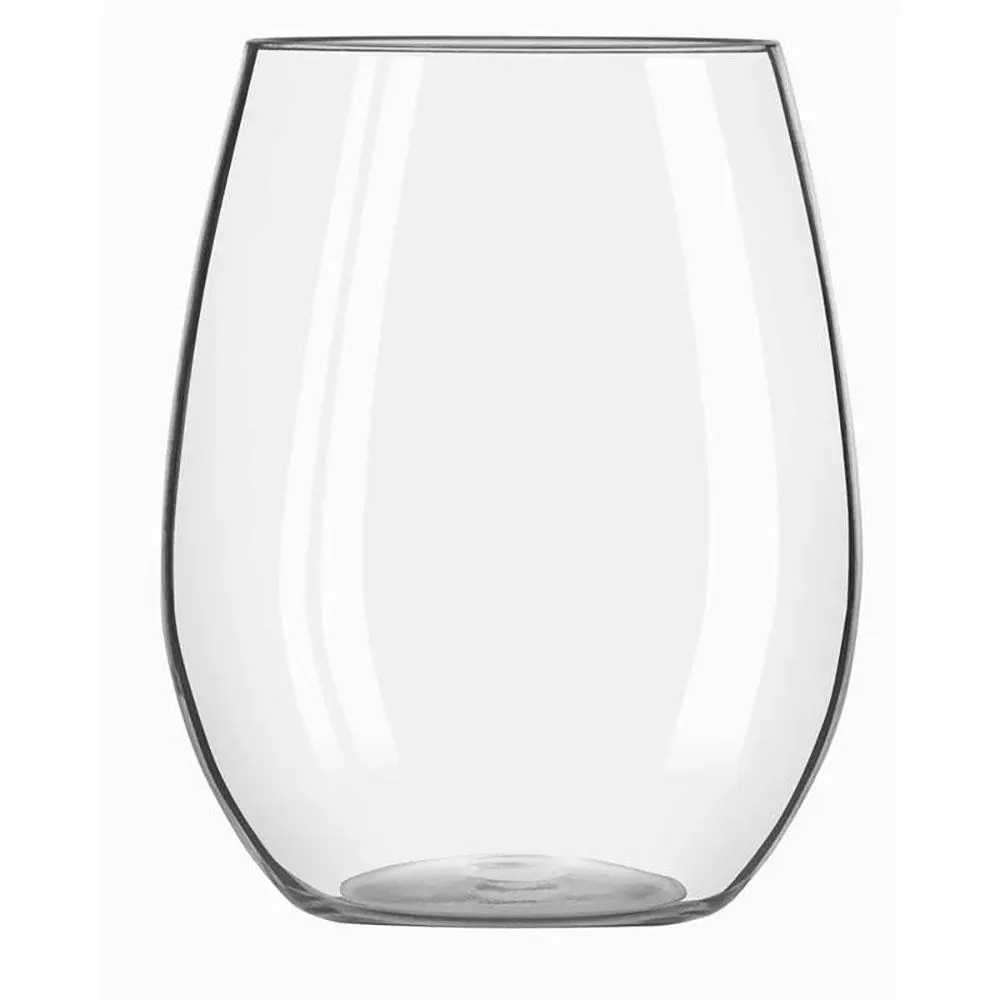 Libbey 92426 Infinium® Series 15 oz Tritan™ Plastic Stemless Wine Glass, Case of 12 Pcs