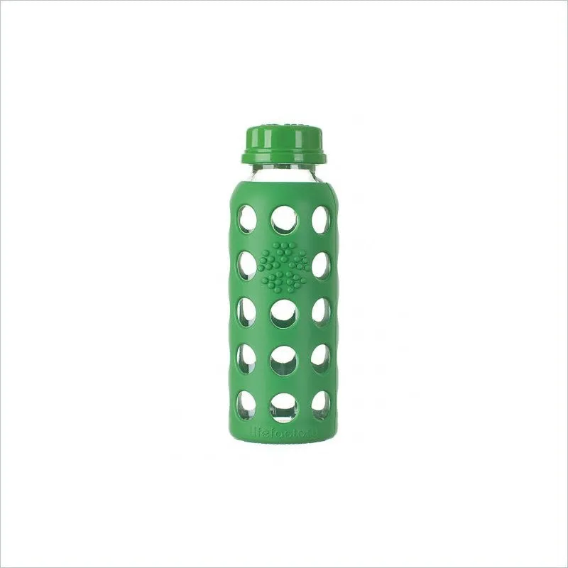 Life Factory 9 oz. Glass Beverage Bottle in Grass Green