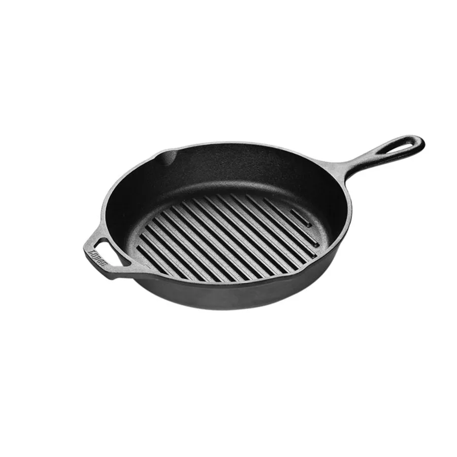 Lodge 10.25 in. Cast Iron Grill Pan