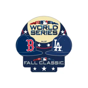 Los Angeles Dodgers Boston Red Sox 2018 World Series Fall Classic Dueling Pin