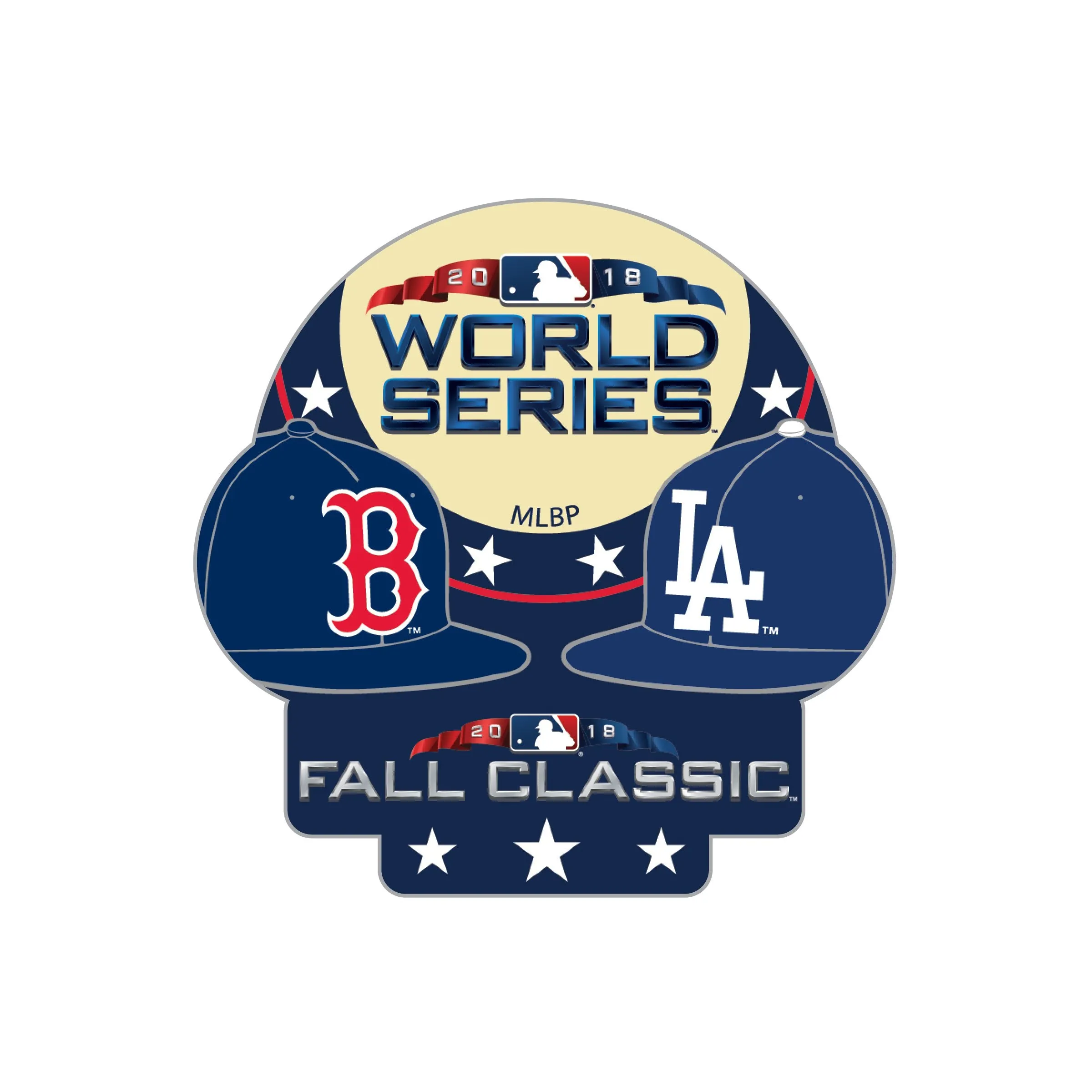 Los Angeles Dodgers Boston Red Sox 2018 World Series Fall Classic Dueling Pin