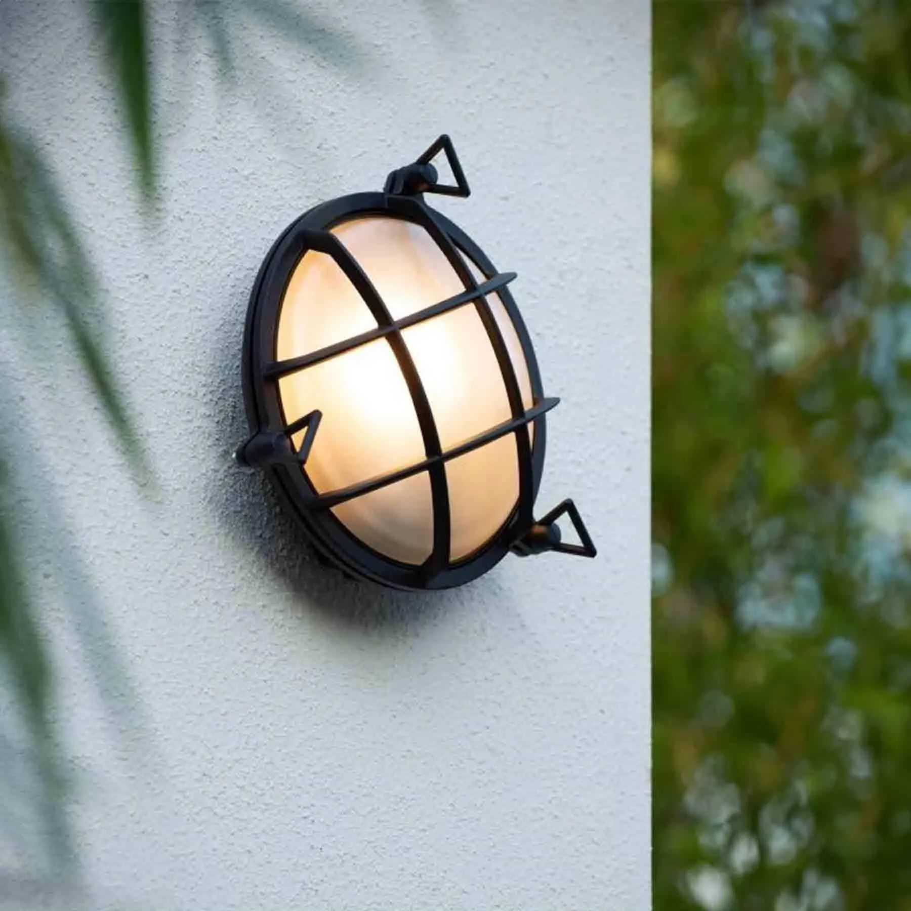 Lucide Dudley Outdoor Bulkhead Wall Light - Round