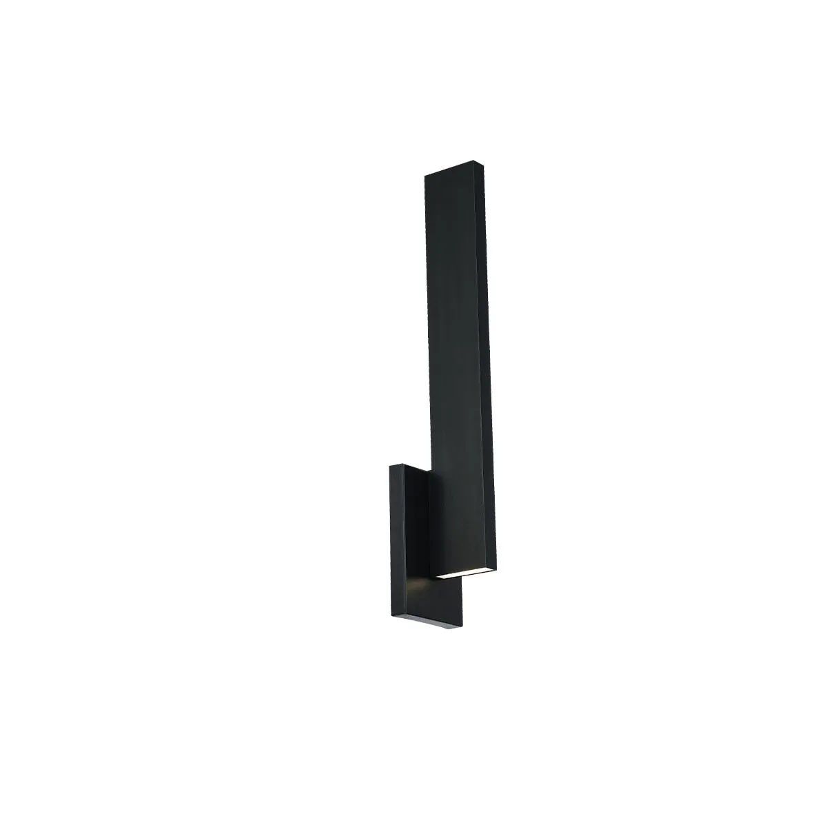 Mako 22 In. 2 Lights LED Outdoor Wall Sconce 3500K Black Finish