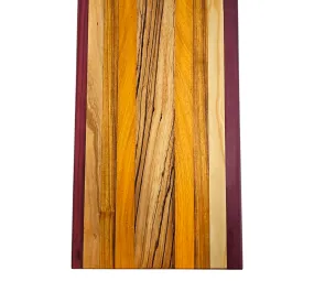 Maple, Purpleheart, Canary, Zebra and Osage Charcuterie Boards/Serving Board/Cutting Board