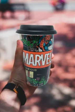 Marvel Comic Ceramic Travel Mug