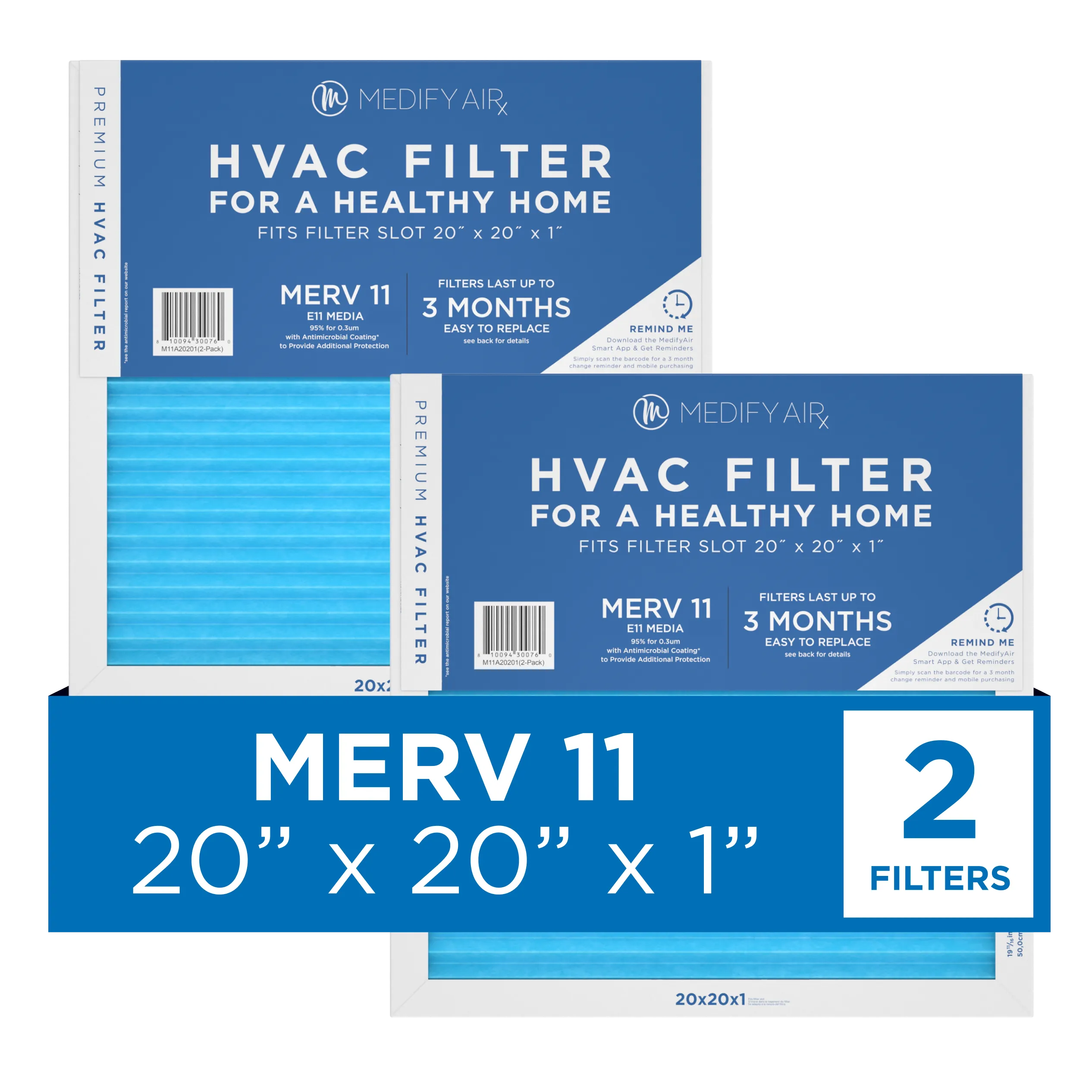 MERV 20" x 20" x 1" HVAC Filter