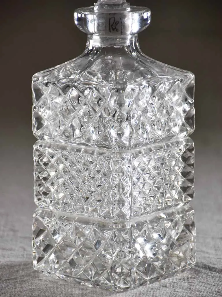 Mid century Crystal whisky decanter