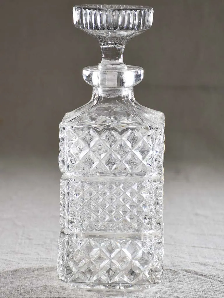 Mid century Crystal whisky decanter